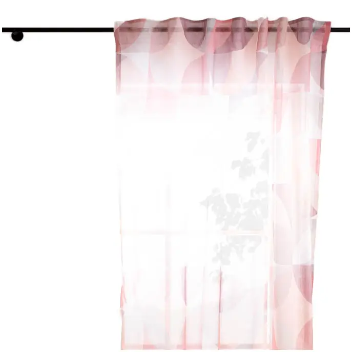 Fertigschal mit Schlaufenband geometrisch orange taupe weiß 140x245cm Begrenztes Angebot