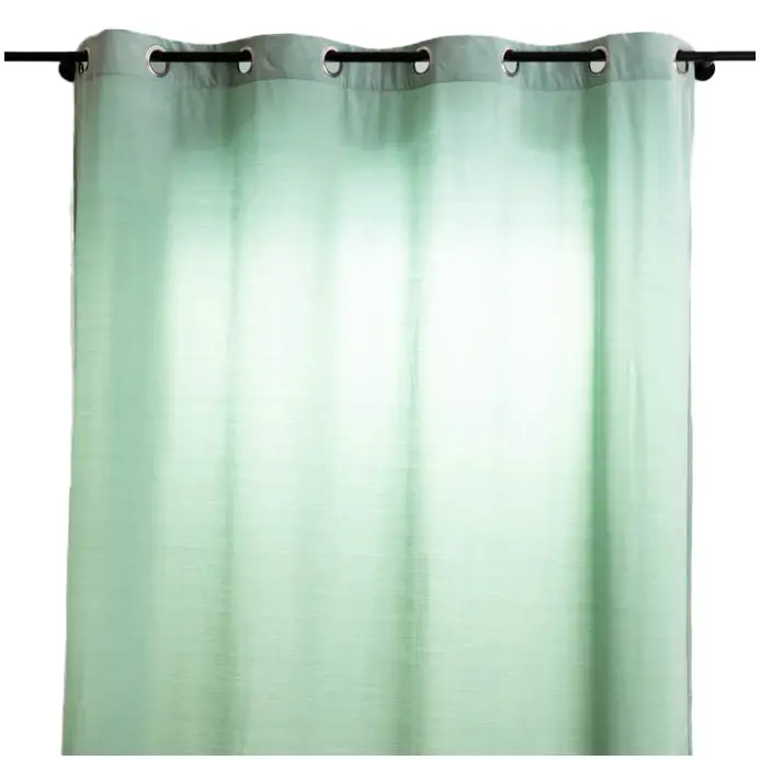 Ösengardine blickdicht uni Velours mintgrün 145x245cm Ausverkauf