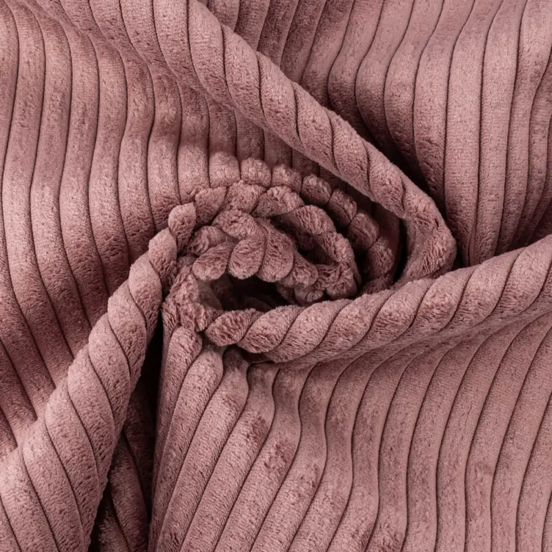 Begrenztes Angebot Cord Polsterstoff Möbelstoff Breitcord Baby Rib mauve 1,45m breit