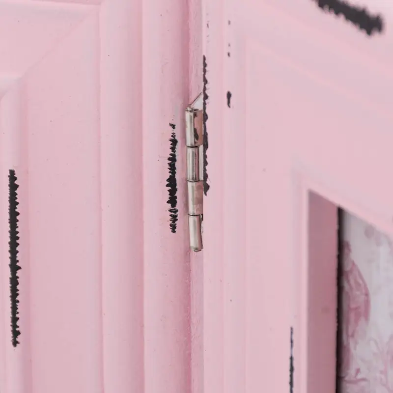 Heißes Angebot Doppel Bilderrahmen Toile de Jouy Shabby rosa 33x21,5cm von Sass & Belle