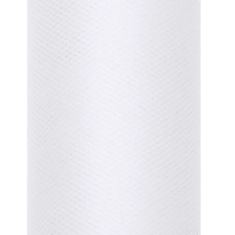 Deko Tischband Tüll einfarbig weiß 0,30x9m Nur Für Kurze Zeit