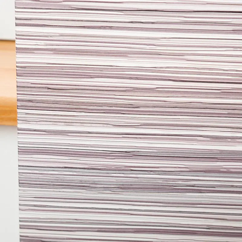 Mega-Angebot Schiebegardinen Meterware Streifen aubergine 60cm Breite