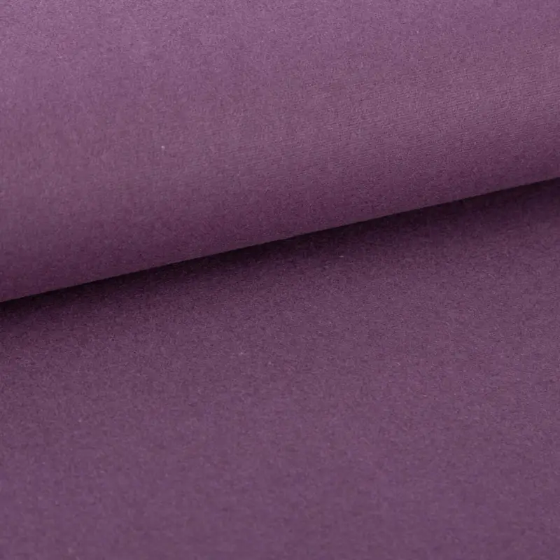 Abverkauf Flanell Stoff Baumwollflanell einfarbig dunkel violett 1,4m Breite