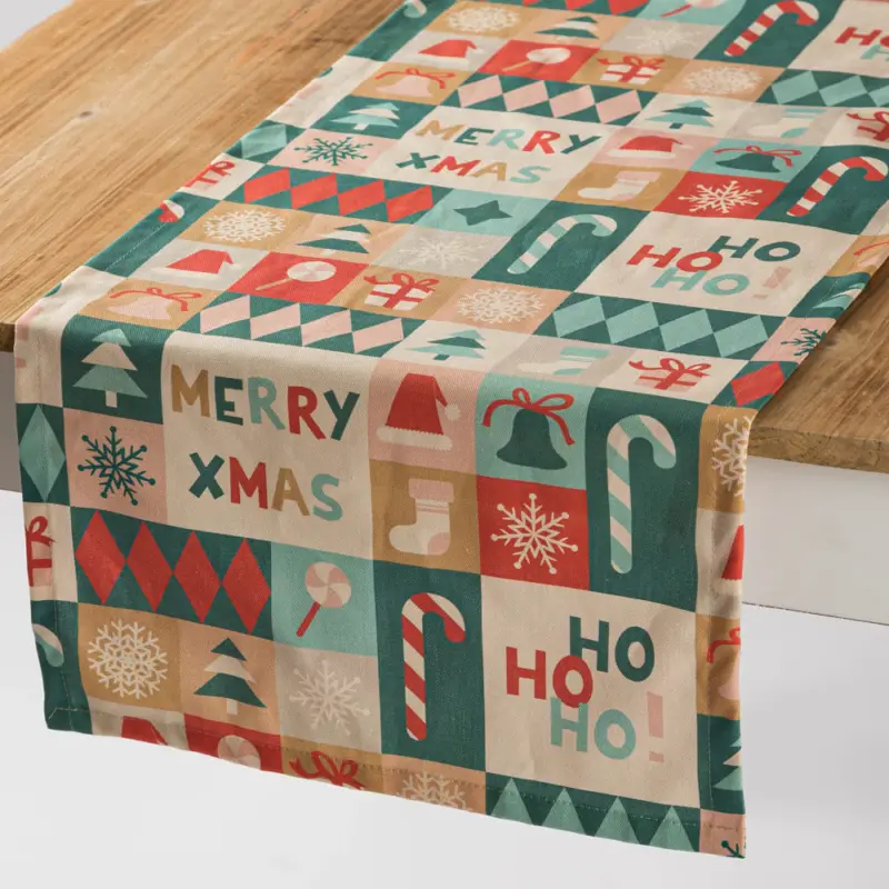 Tischläufer HoHoHo! 40x160cm von SCHÖNER LEBEN. Schnäppchen