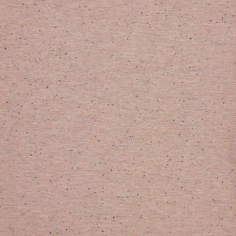 Jersey Stoff Flocken puder altrosa neon Stoffabschnitt von Rico Design 80x100cm Preisreduziert