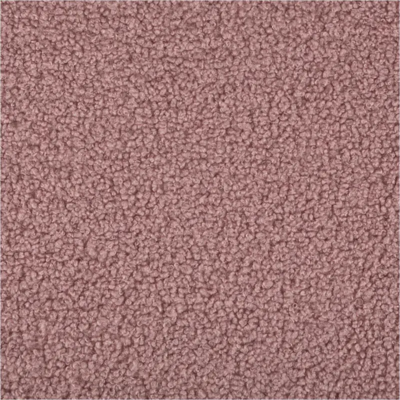 Boucle Stoff Teddystoff Kunstfell Teddy Fur uni Dark Powder Rosa 1,5m Breite Must-Have