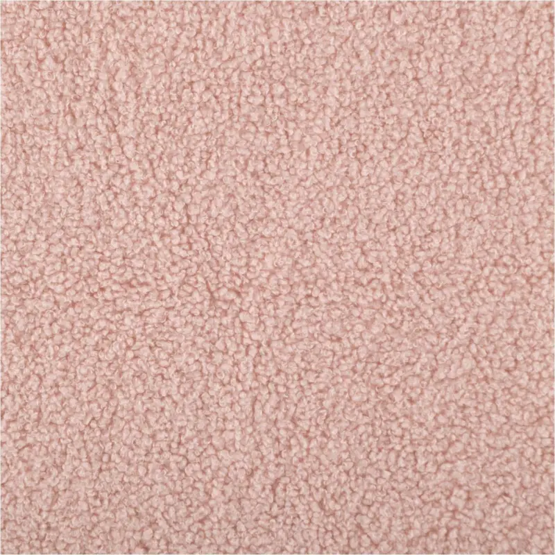 Boucle Stoff Teddystoff Kunstfell Teddy Fur uni Puderrosa 1,5m Breite Angebot