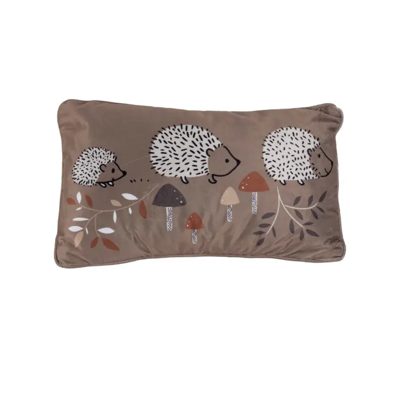 Kuschelkissen Wendekissen Igel Wolken beige braun 30x50cm Wochenendangebot