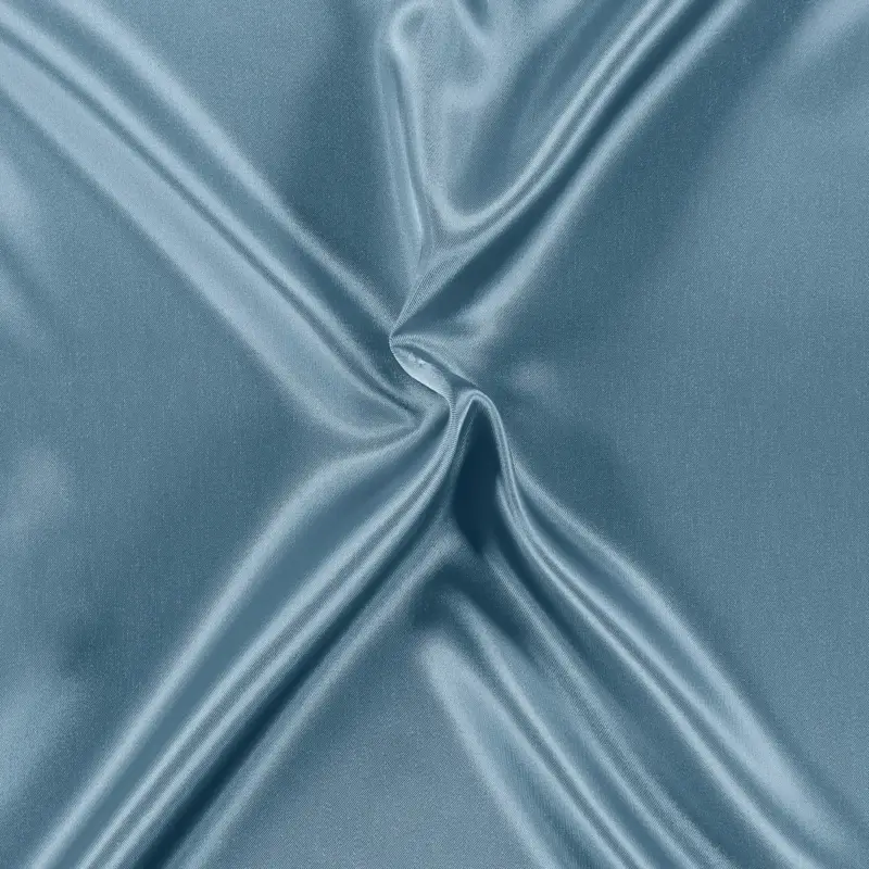 Satin hellblau glänzend Abverkauf
