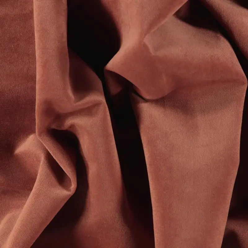 Solange Der Vorrat Reicht Möbelvelours, rouge