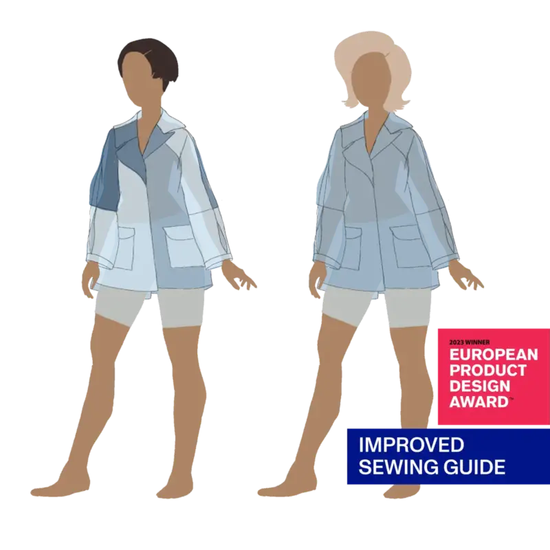 Meistverkauft Jacke mit asymmetrischem Kragen, XL