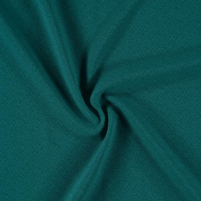 Crepe Georgette m Stretch petrol grün Nur Heute