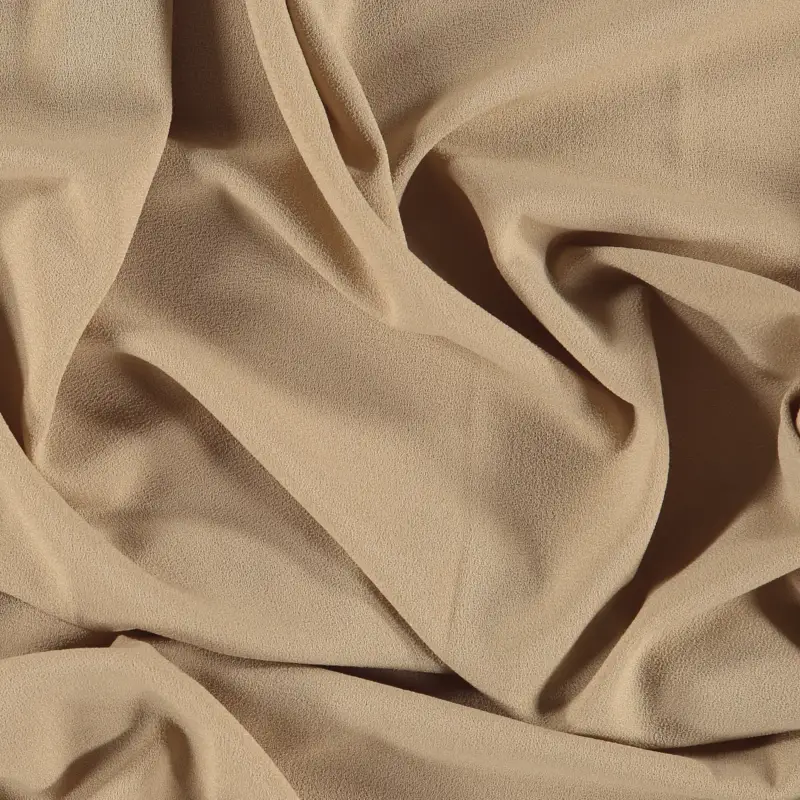 Sofort Bestellen Crepe Georgette mit Stretch sand