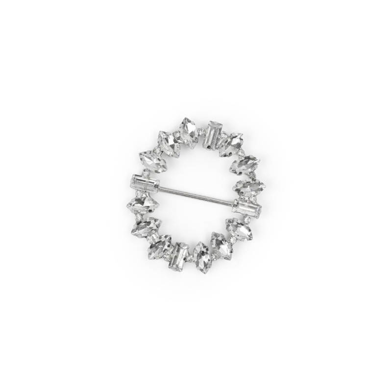 Schnalle simili 55x47mm silber 1Stk. Begrenztes Angebot