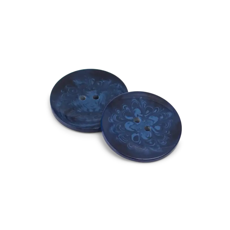 Top-Preis Knopf, 2-Loch 38mm Marine, 2 St.