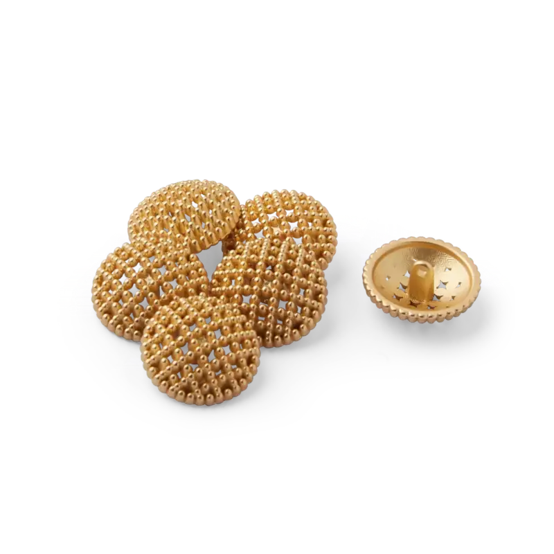 Online Kaufen Ösenknopf Metall 22mm goldfarben 6 Stk.