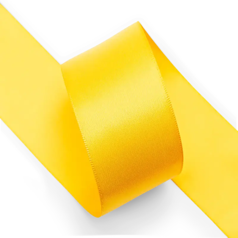 Satinband, 38mm Gelb, 25m Knallerangebot