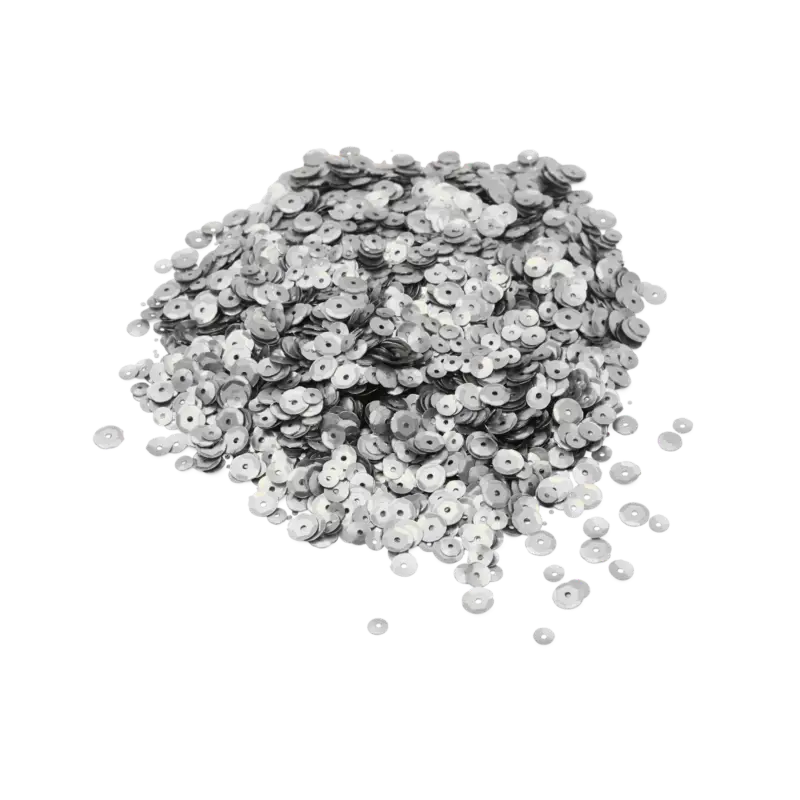 Nur Für Kurze Zeit Pailetten 4+5+6mm mattsilber30g