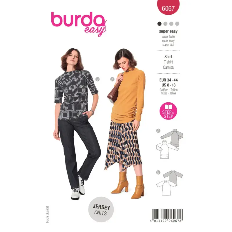 Top-Preis Burda Schnittmuster 6067: Shirt, Gr. 34-44