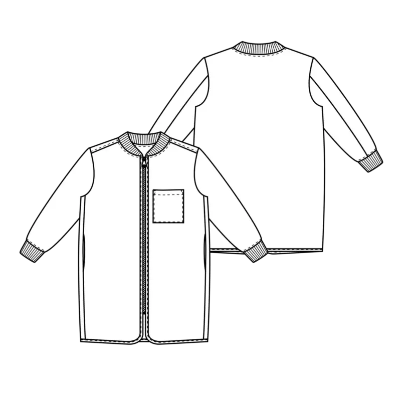 Lange Jacke 24042, 34 Neu Im Sortiment