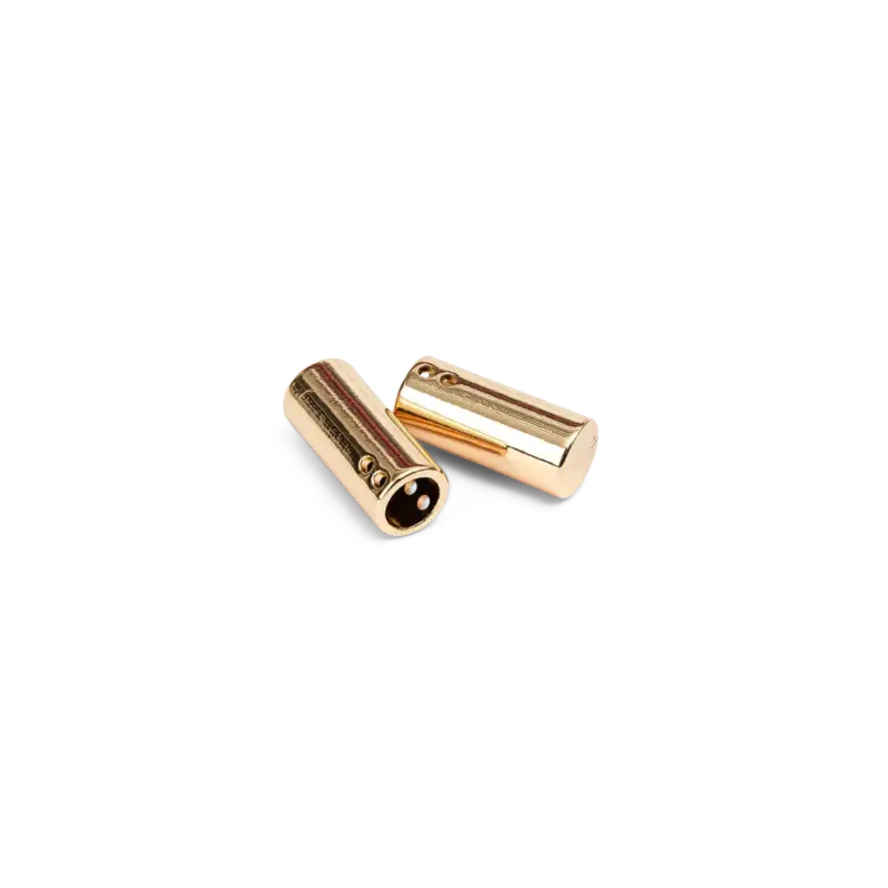 Kordelenden Metall 23x10mm goldf. 2Stk Preiswert