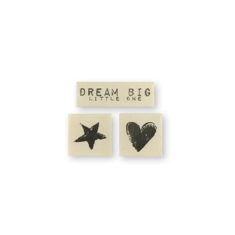 Stoffapplikation "Dream Big" 3 St. Begrenztes Angebot