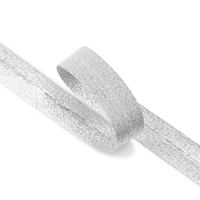 Schrägband 20mm Silber 3m Aktuell