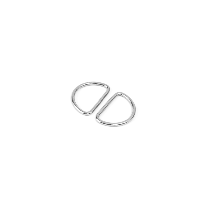 D-Ring Metall 32x20x3mm silberf. 2Stk. Garantierte Lieferung
