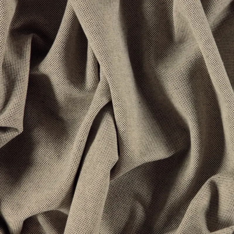 Sale Baumwoll Canvas, schwarz/natur garngefärbt