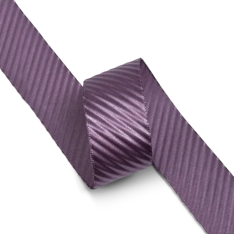 Nur Heute Outletpreis: Band, gerippt 27mm Heidekraut, 3m