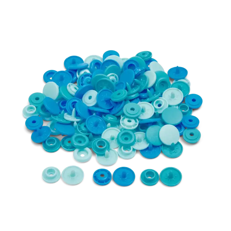 PRYM LOVE Color Snaps 12,4mm Blau 30St. Ausverkauf