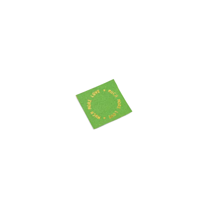 Outletpreis: Stoffappl. Love 32x33mm Grün, St. Aktuell