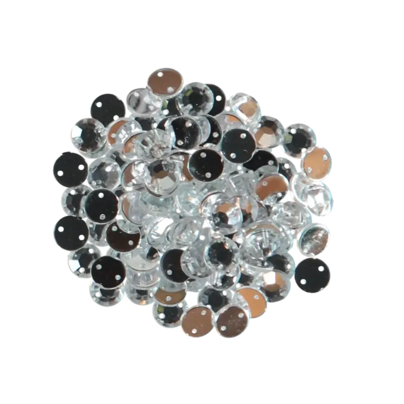 Aufnähkristalle 8 mm 80-100Stk Mega-Angebot