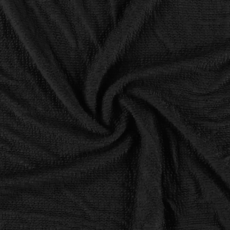 Krepp-Jersey mit Stretch schwarz Mega-Angebot