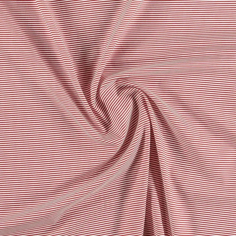 Bestseller Fat Quater 45x55cm rot/weiß gestreift