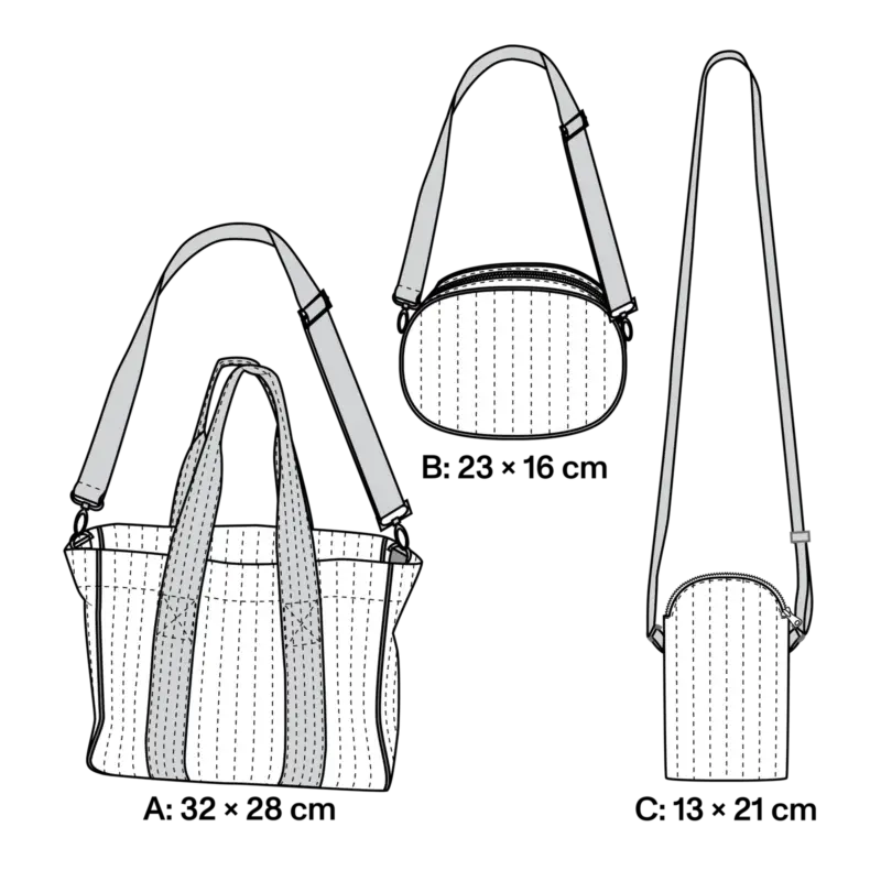 Gequiltete Tasche 90318 Meistverkauft