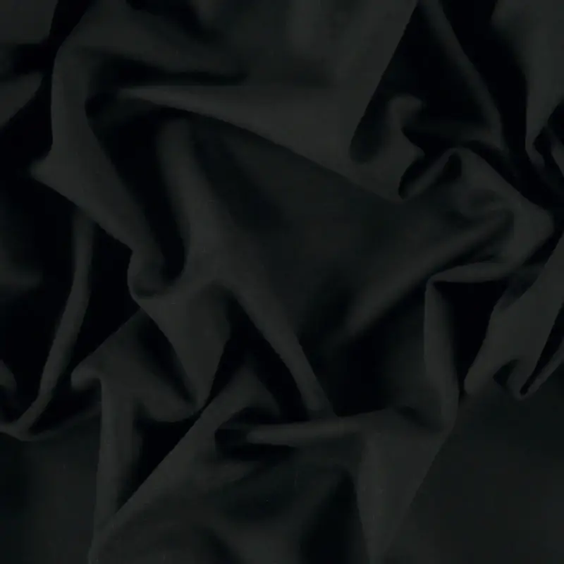 Kräftiger Courtelle-Jersey, Schwarz Saisonangebot