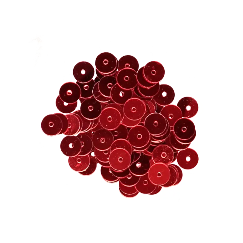 Pailletten 6 mm Rot 10g Direkt Vom Hersteller