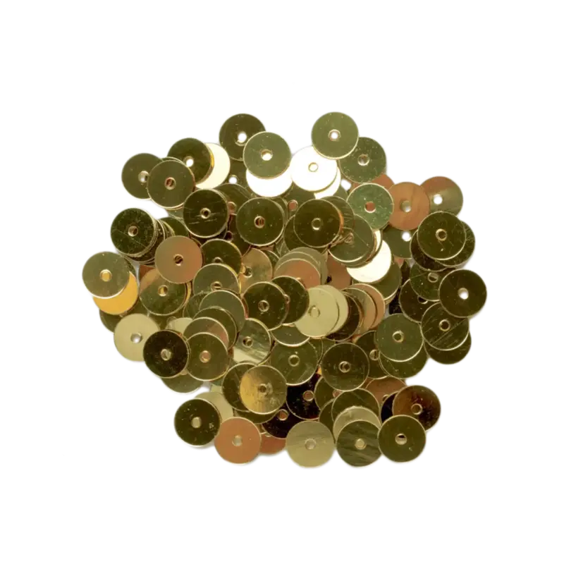 Pailletten 6 mm goldfarben 10g Expressversand