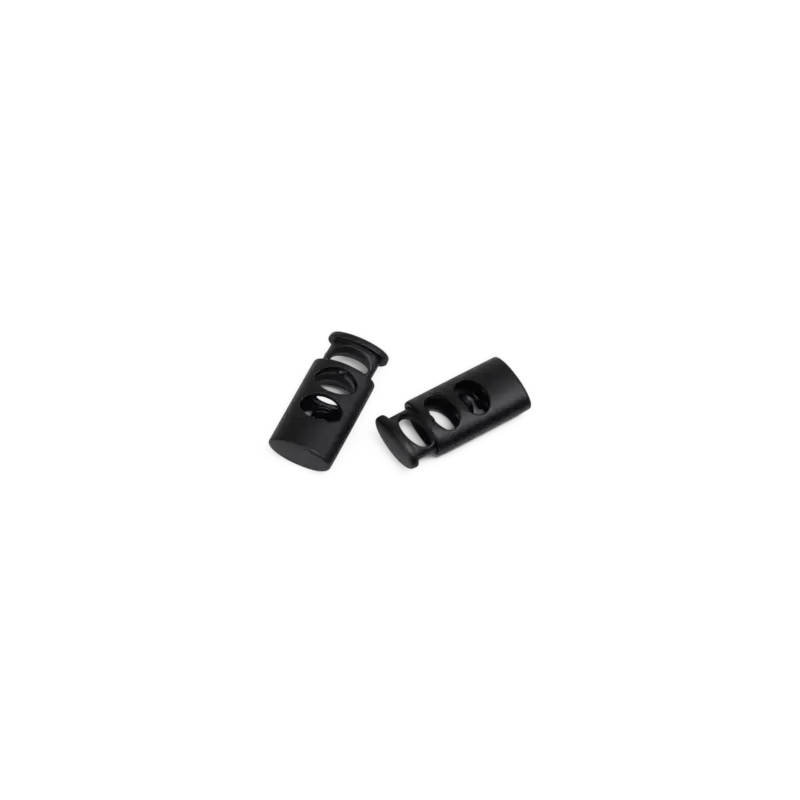 Kordelstopper Metall, 28x13mm Schw. 2Stk Online Kaufen