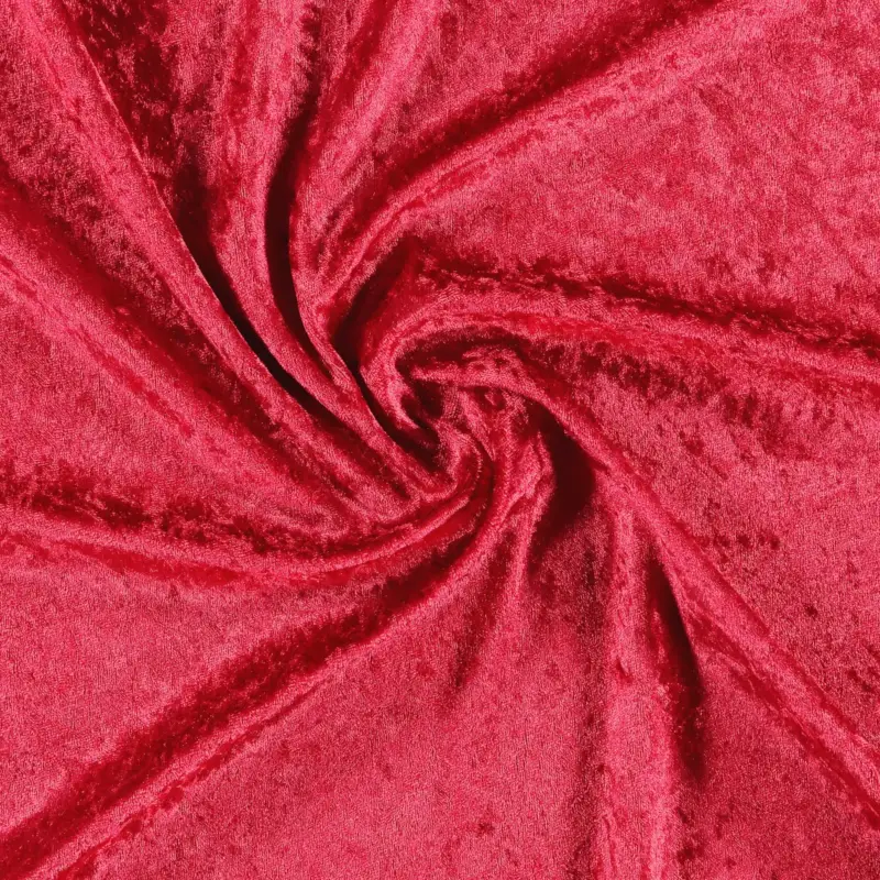 Pannesamt, tiefrot Garantierte Lieferung