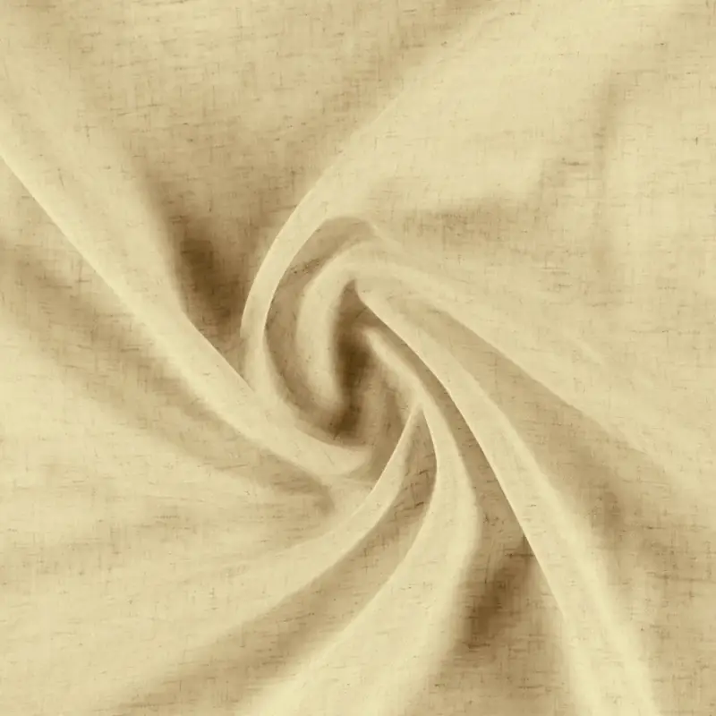 Nur Für Kurze Zeit Voile sand Polyester/Leinen-Mix