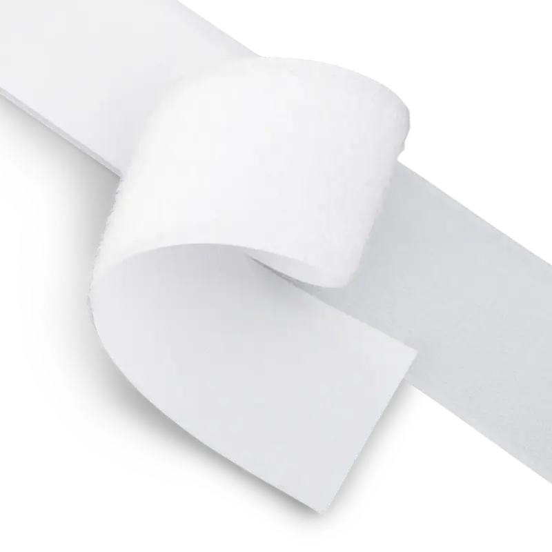 Klettverschluss 50 mm Weiß 50cm Billig