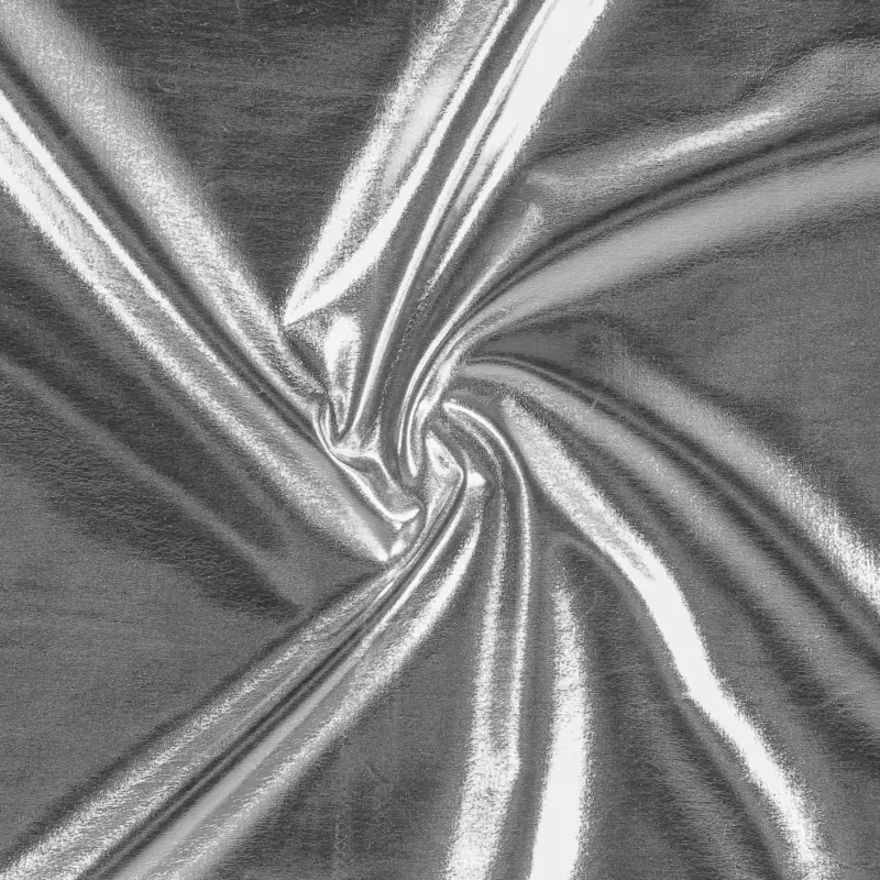 Viskose Foilprint Silber Beliebt