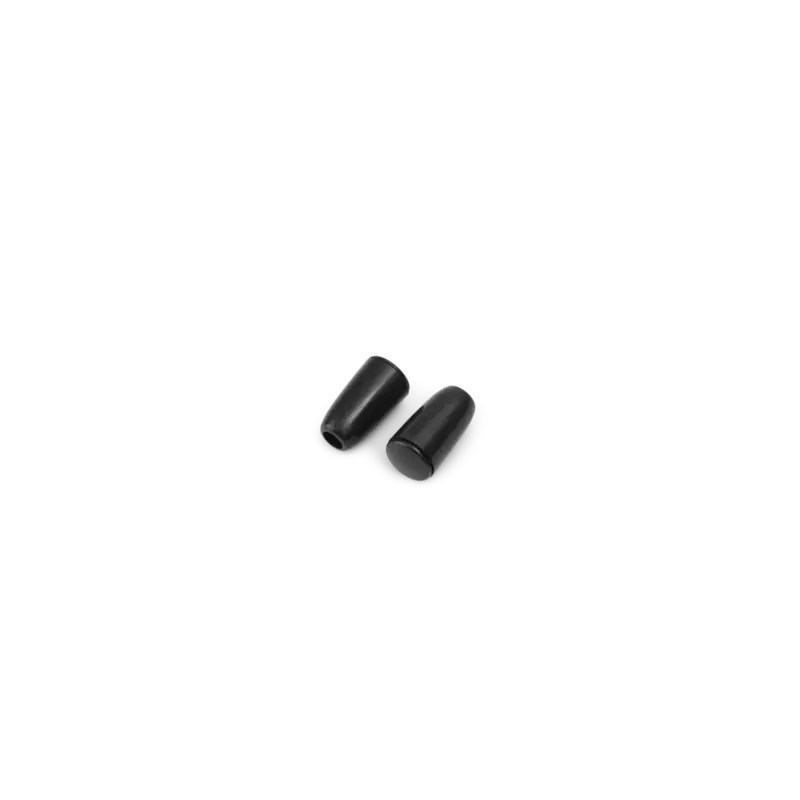 Mega-Angebot Kordelenden Kunstst. 15x8mm schw. 2St.