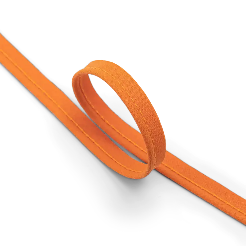 Jetzt Kaufen Baumwollbiesenband 4mm Orange 5m