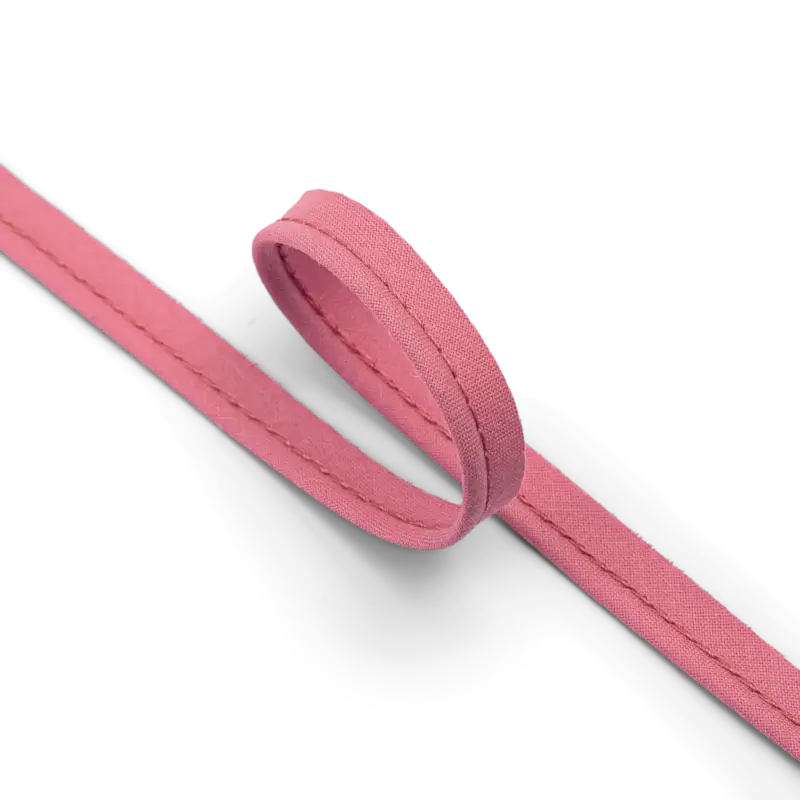 Baumwoll-Biesenband, 4mm Rosa, 5m Knallerangebot