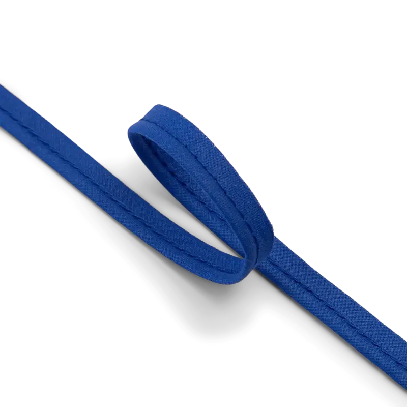 Baumwoll-Biesenband 4mm Kobalt, 5 m Abverkauf