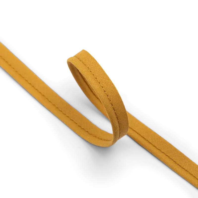 Jetzt Kaufen Baumwoll-Biesenband 4mm Curry, 5 m