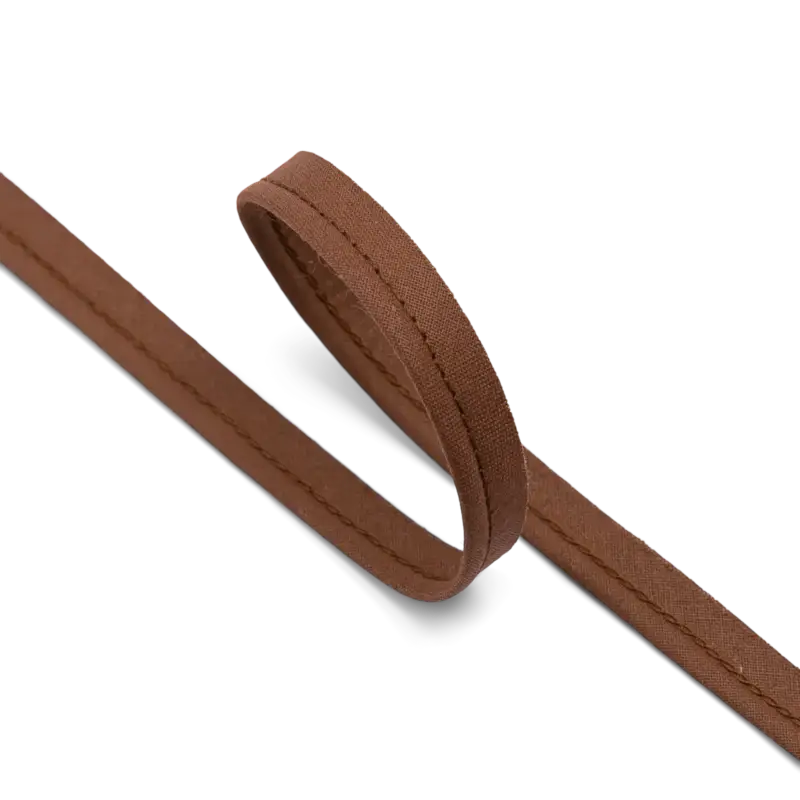Sonderangebot Baumwoll-Biesenband, 4mm Karamel, 5m